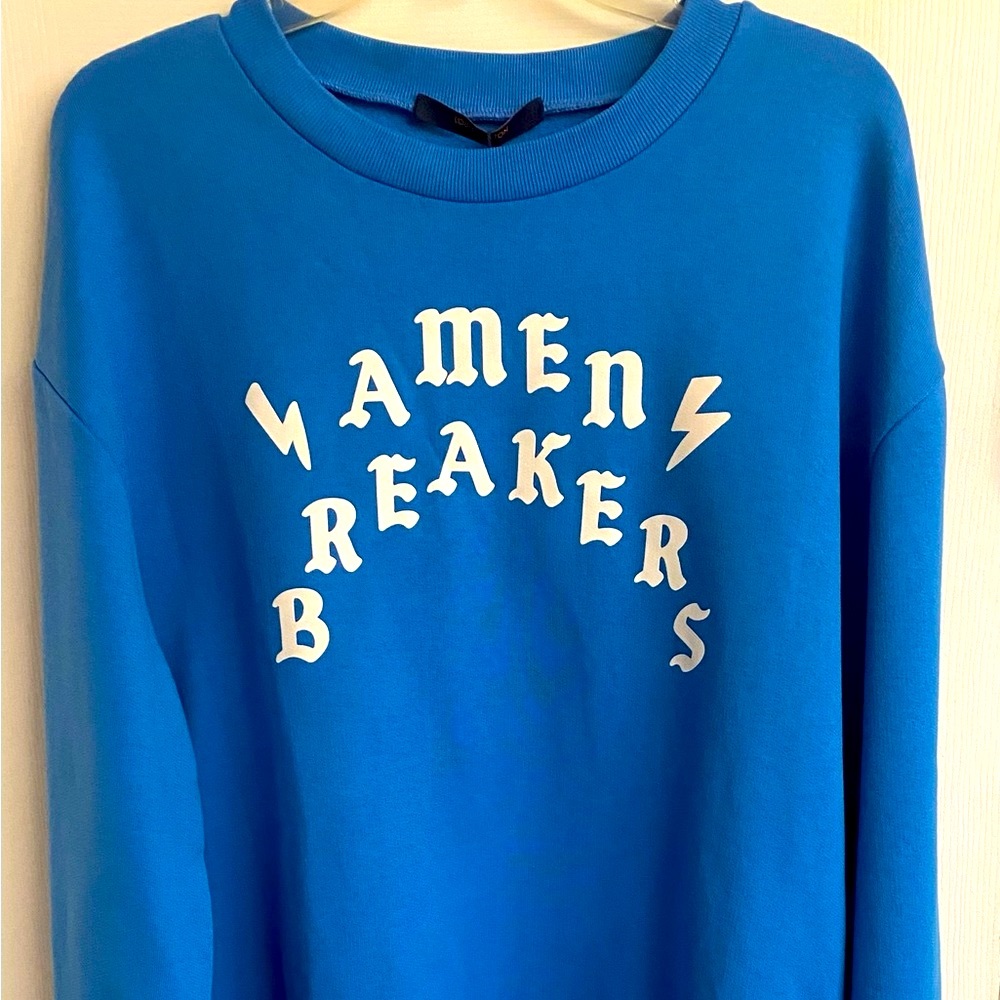 New Blue Louis Vuitton Lightweight Crewneck Sweatshirt(COA) - Picture 4 of 5